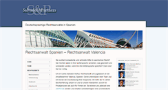 Desktop Screenshot of anwaltinspanien.de